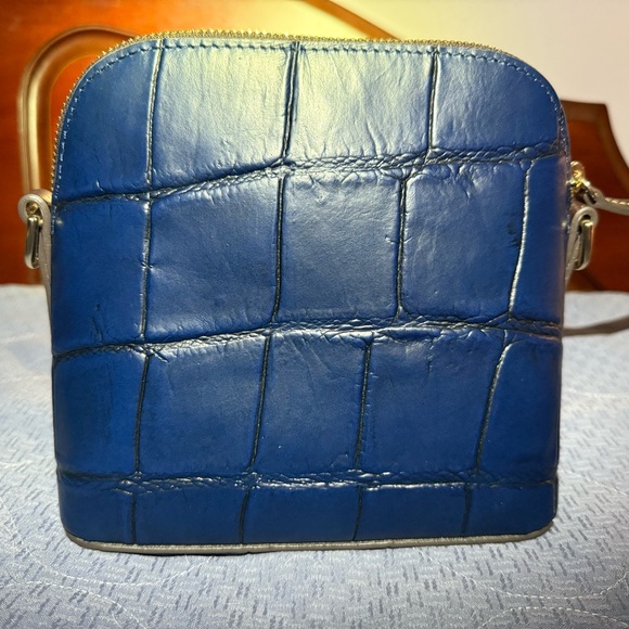 Dooney & Bourke Denison Domed Crossbody, Midnight Blue color - Picture 2 of 10